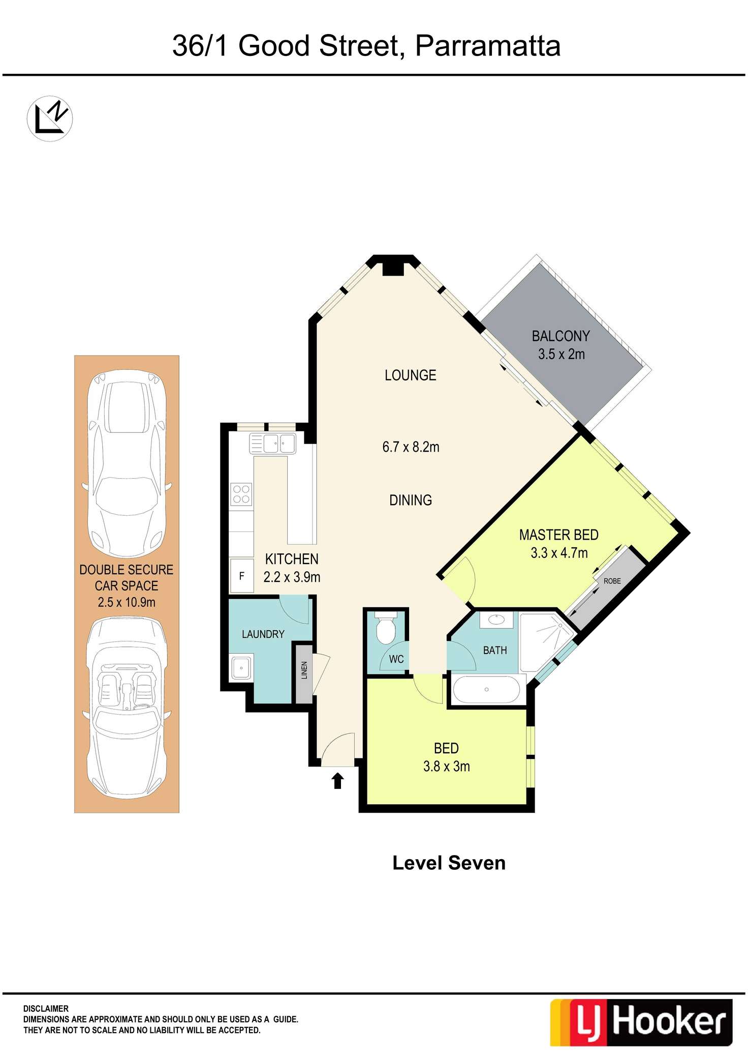 Floorplan of Homely apartment listing, 36/1 Good Street, Parramatta NSW 2150