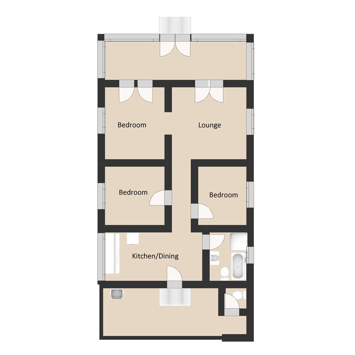 Floorplan of Homely house listing, 102 Thirteenth Avenue, Railway Estate QLD 4810