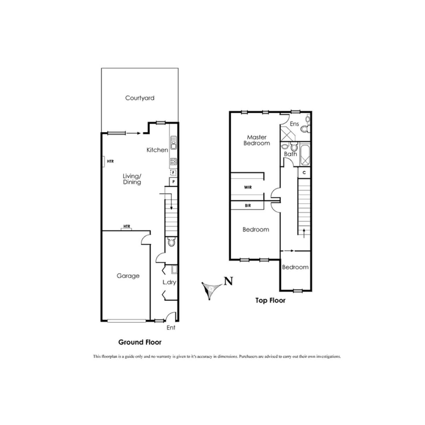 Floorplan of Homely townhouse listing, 36/39 Astley Crescent, Point Cook VIC 3030