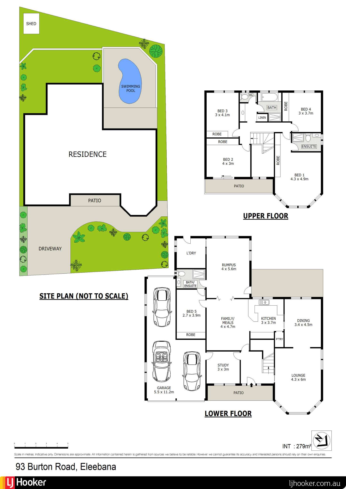 Floorplan of Homely house listing, 93 Burton Road, Eleebana NSW 2282
