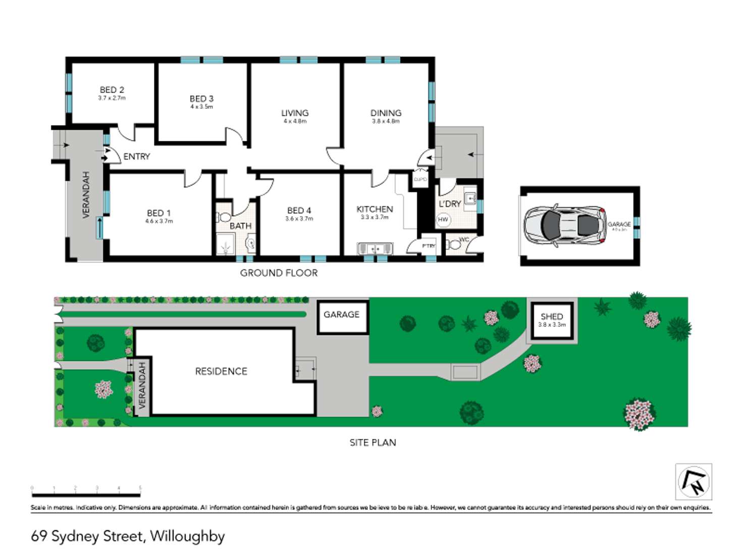 Floorplan of Homely house listing, 69 Sydney Street, Willoughby NSW 2068