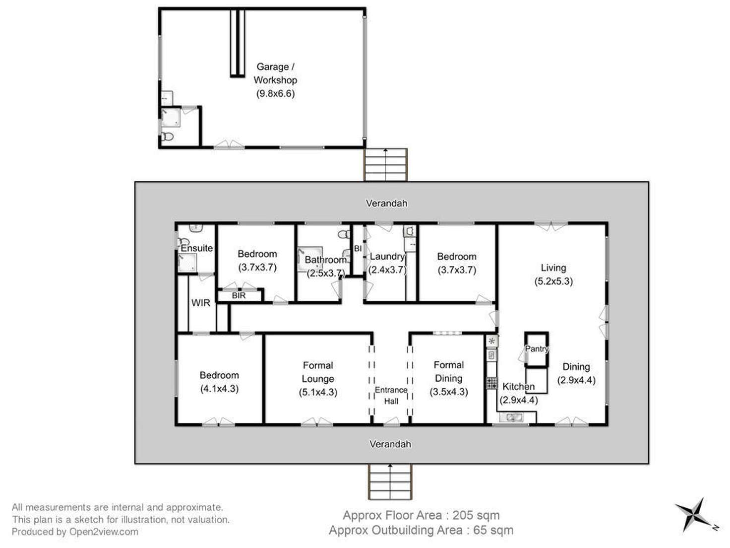 Floorplan of Homely house listing, 151 Tara Drive, Acton Park TAS 7170