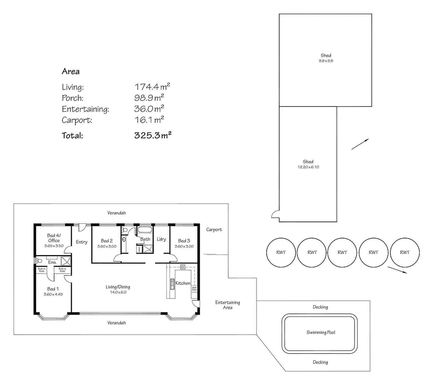 Floorplan of Homely house listing, 2127A Bull Creek Road, Ashbourne SA 5157