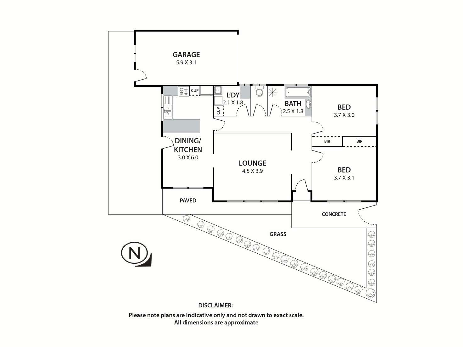 Floorplan of Homely unit listing, 5/36 Donald Street, Laverton VIC 3028