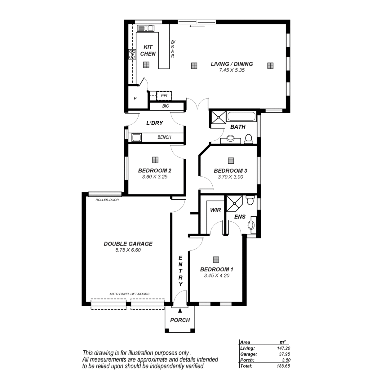 Floorplan of Homely house listing, 34 Wingate Street, Greenacres SA 5086