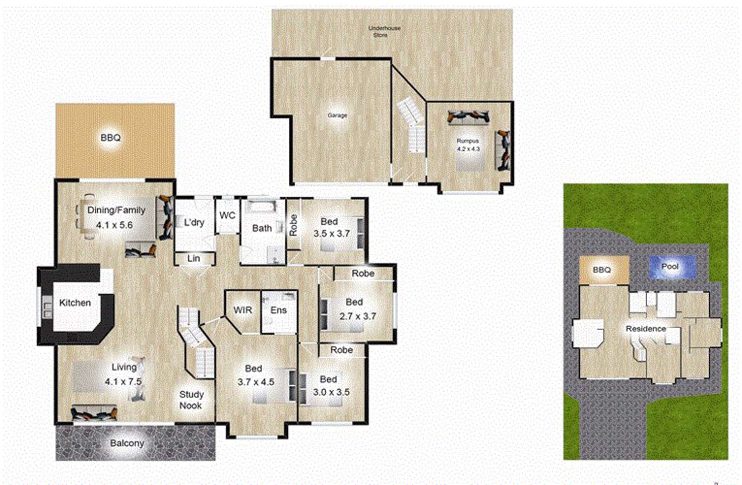 Floorplan of Homely house listing, 20 Green Point Drive, Belmont NSW 2280