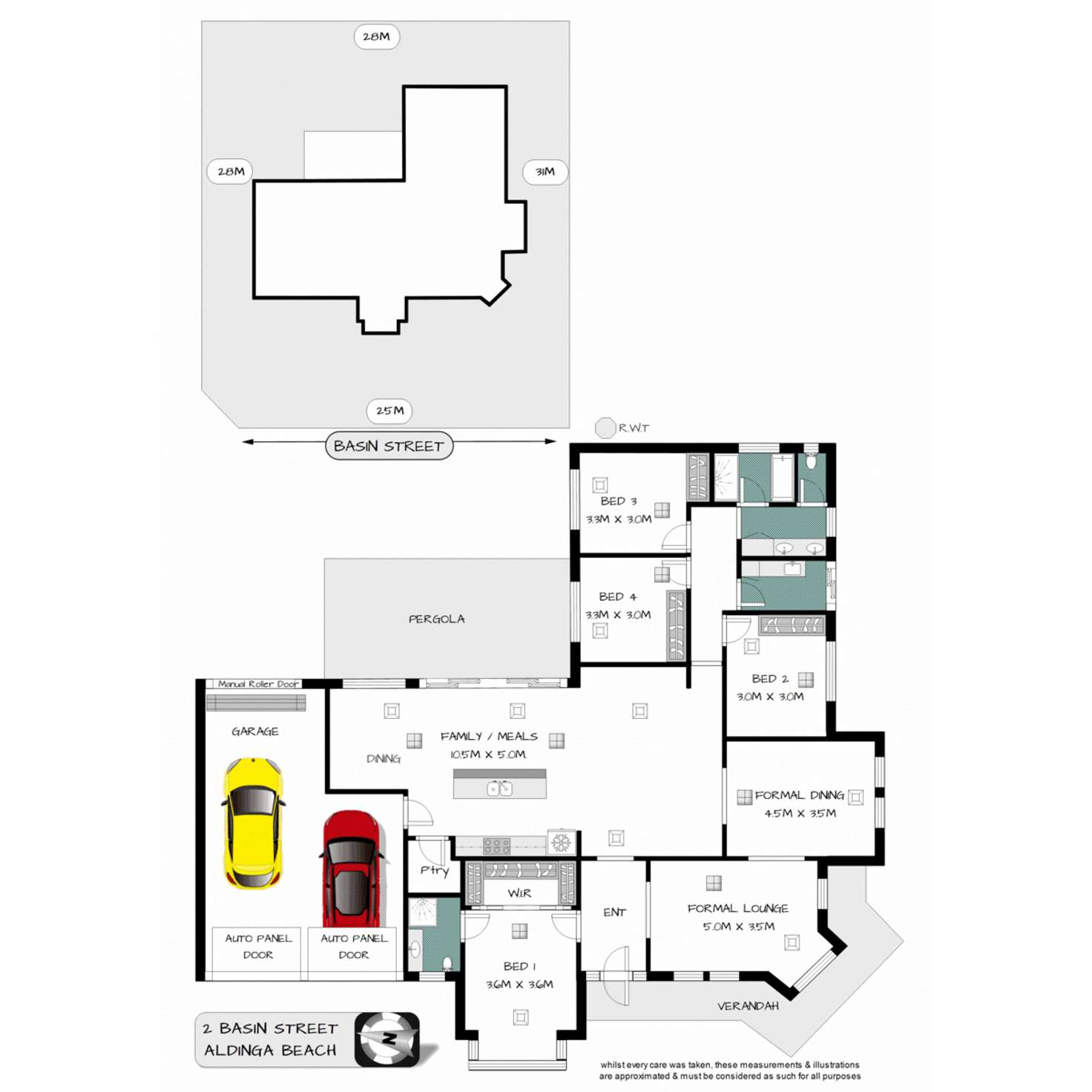 Floorplan of Homely house listing, 2 Basin Street, Aldinga Beach SA 5173