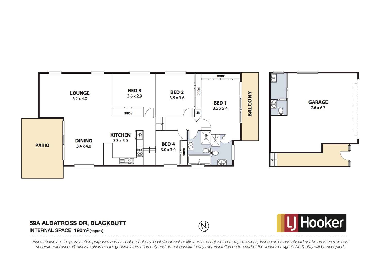 Floorplan of Homely house listing, 59A Albatross Drive, Blackbutt NSW 2529