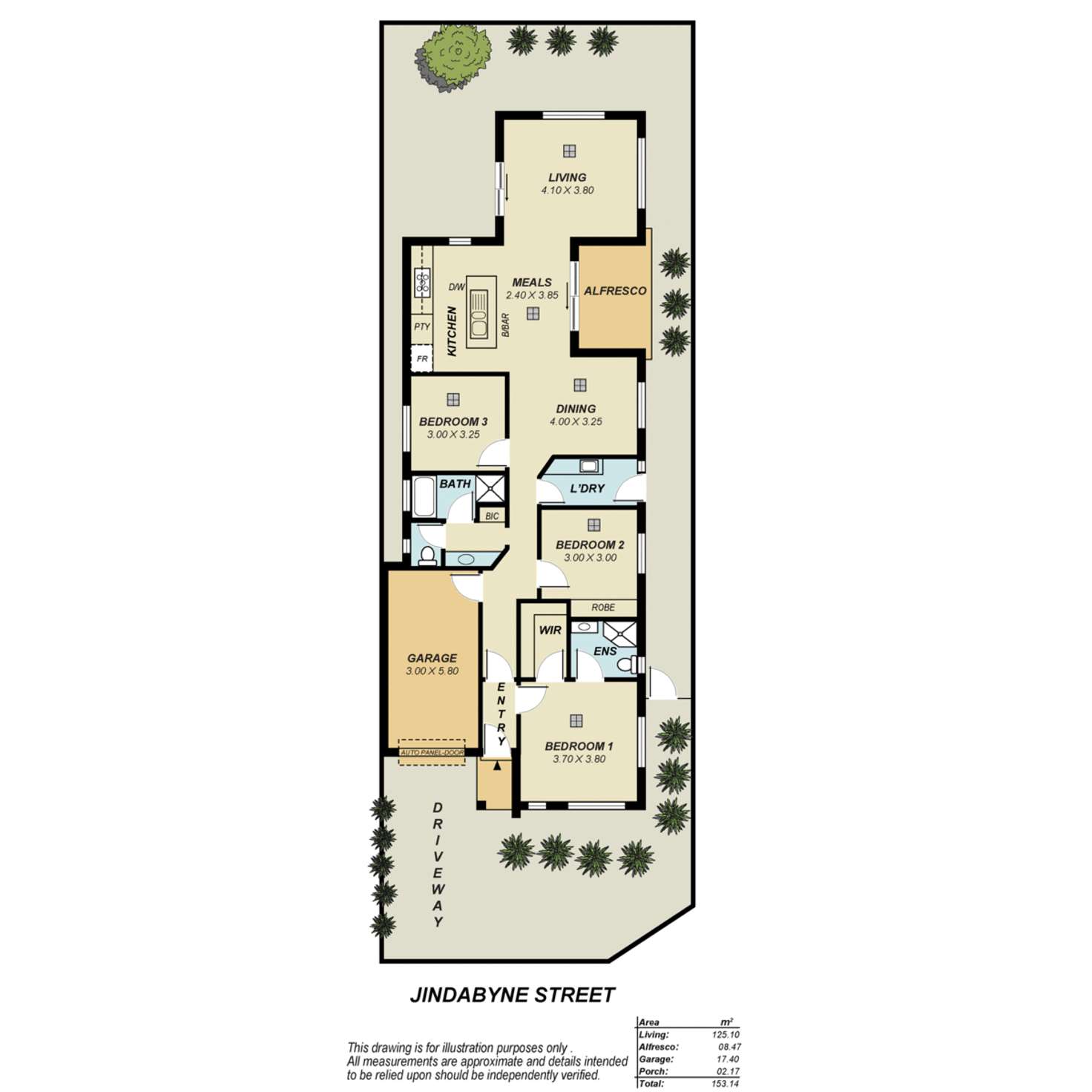 Floorplan of Homely house listing, 23 Jindabyne Street, Andrews Farm SA 5114