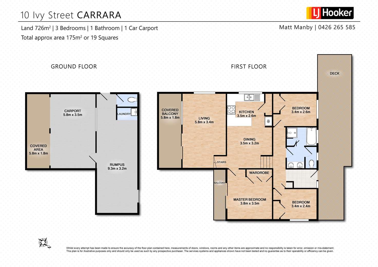 Floorplan of Homely house listing, 10 Ivy Street, Carrara QLD 4211