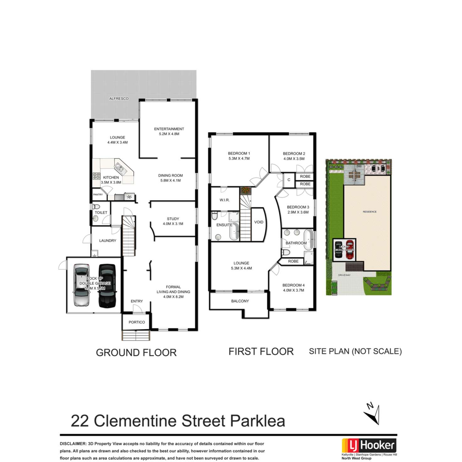Floorplan of Homely house listing, 22 Clementine Street, Parklea NSW 2768