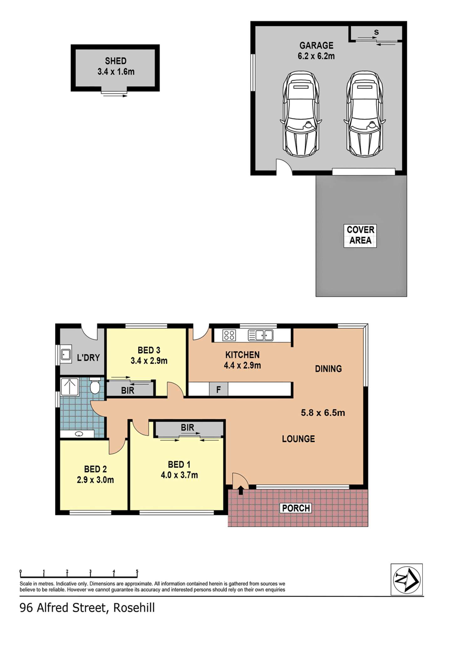 Floorplan of Homely house listing, 96 Alfred Street, Rosehill NSW 2142
