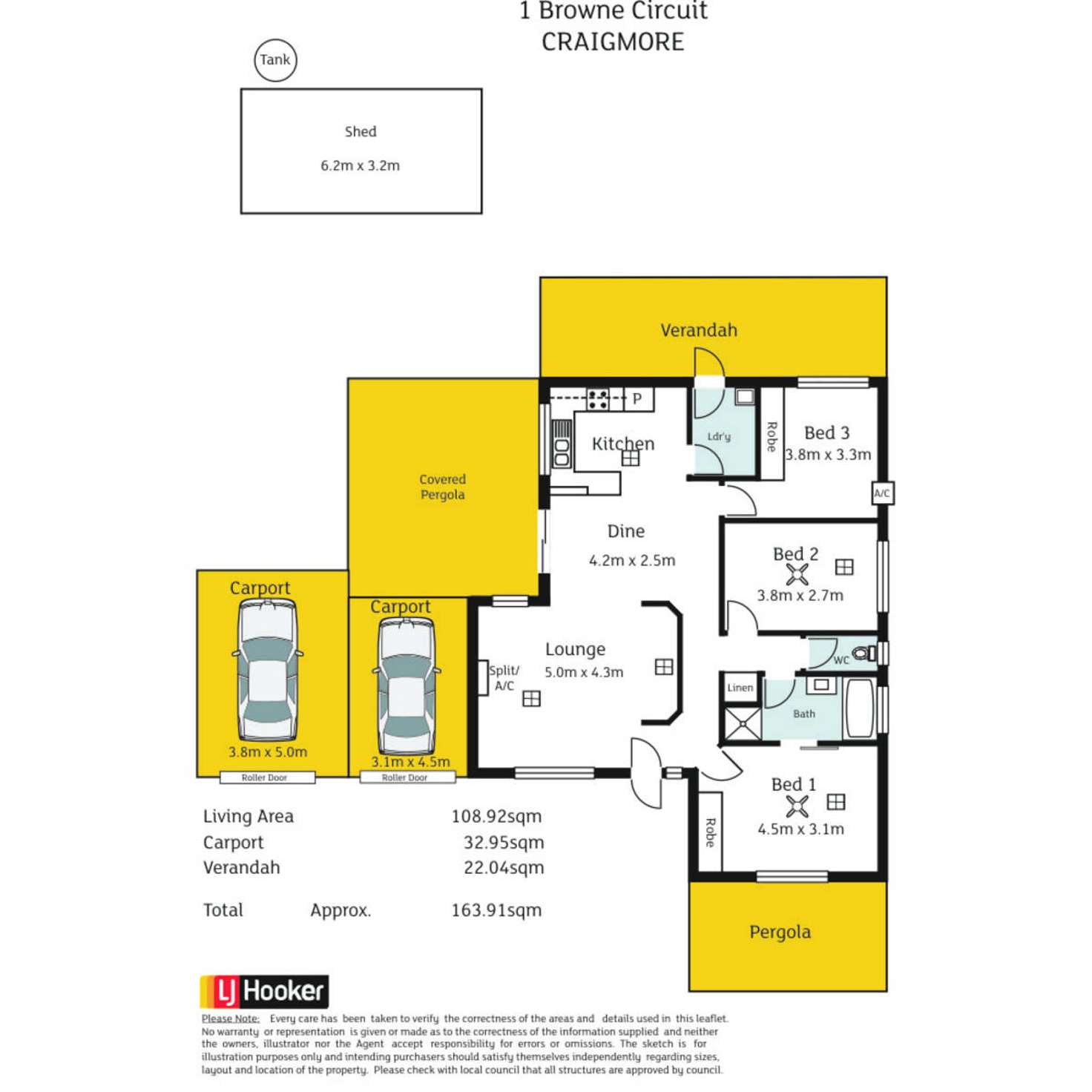 Floorplan of Homely house listing, 1 Browne Circuit, Craigmore SA 5114