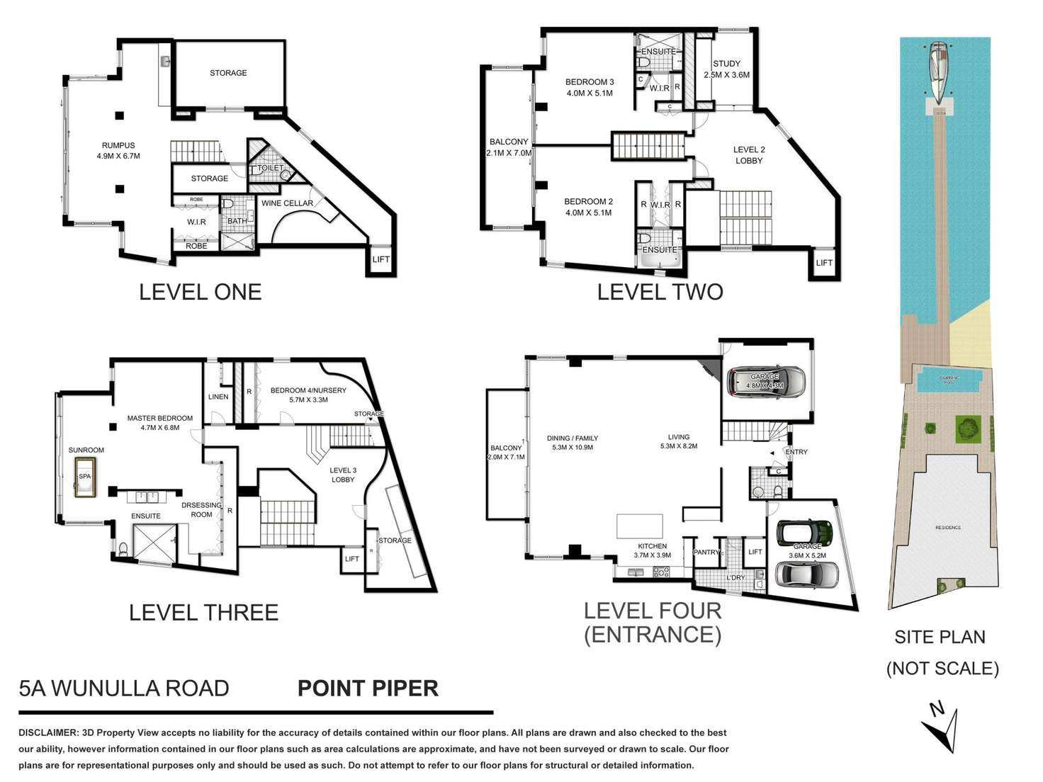 Floorplan of Homely house listing, 5A Wunulla Road, Point Piper NSW 2027