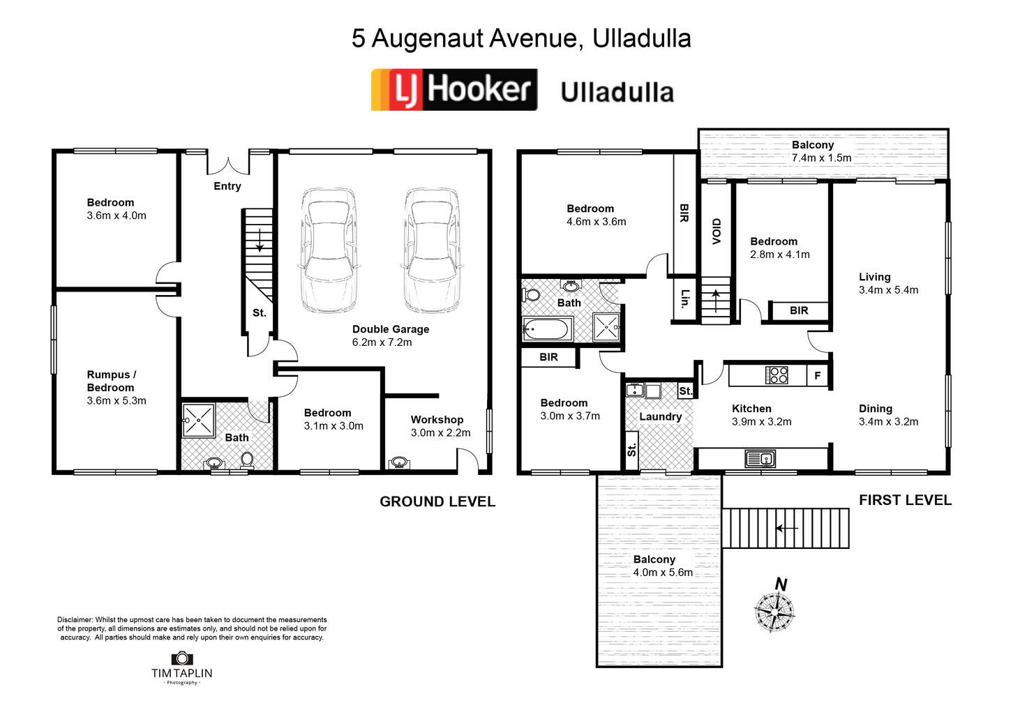 Floorplan of Homely house listing, 5 Augenaut Avenue, Ulladulla NSW 2539