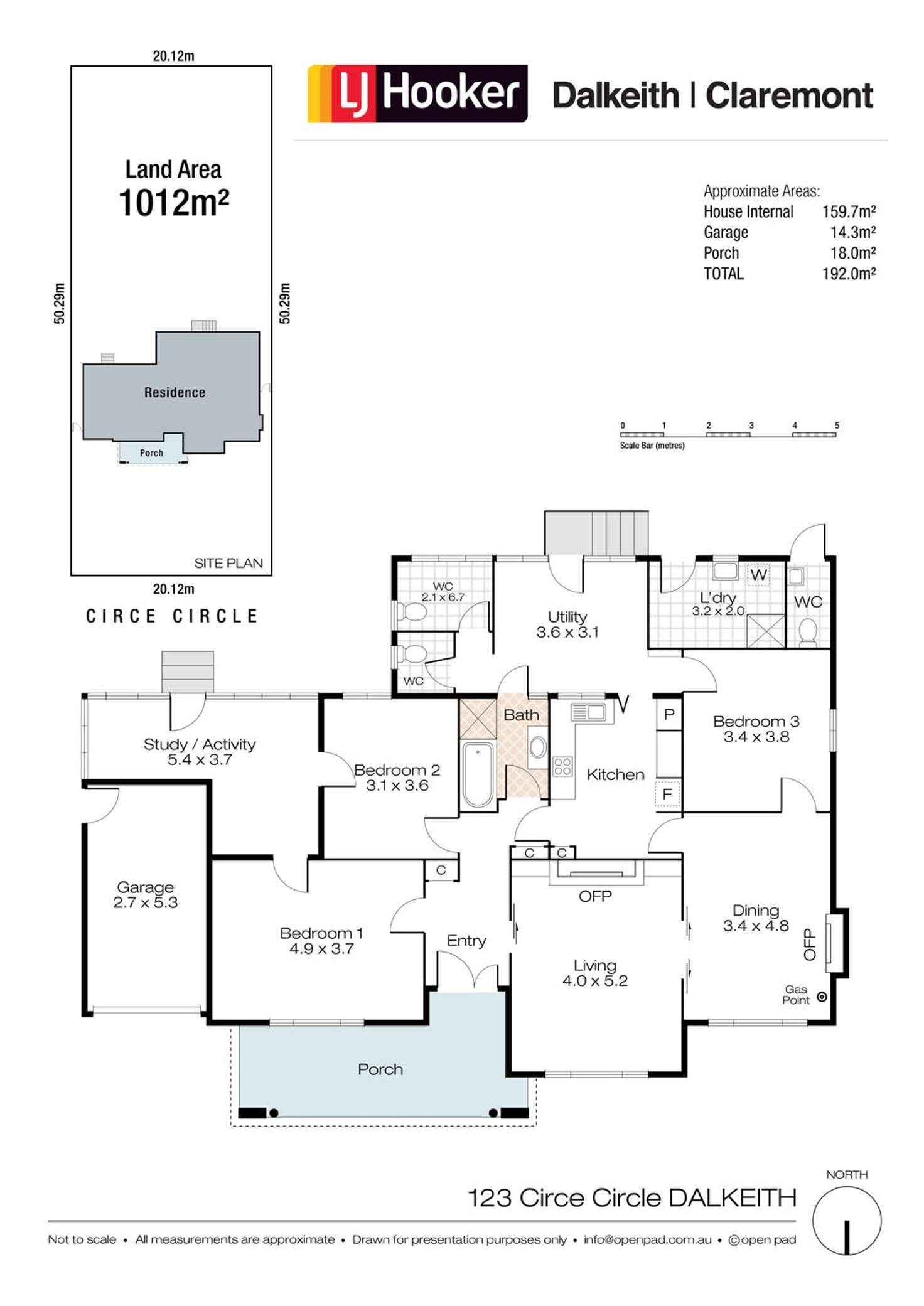 Floorplan of Homely house listing, 123 Circe Circle South, Dalkeith WA 6009