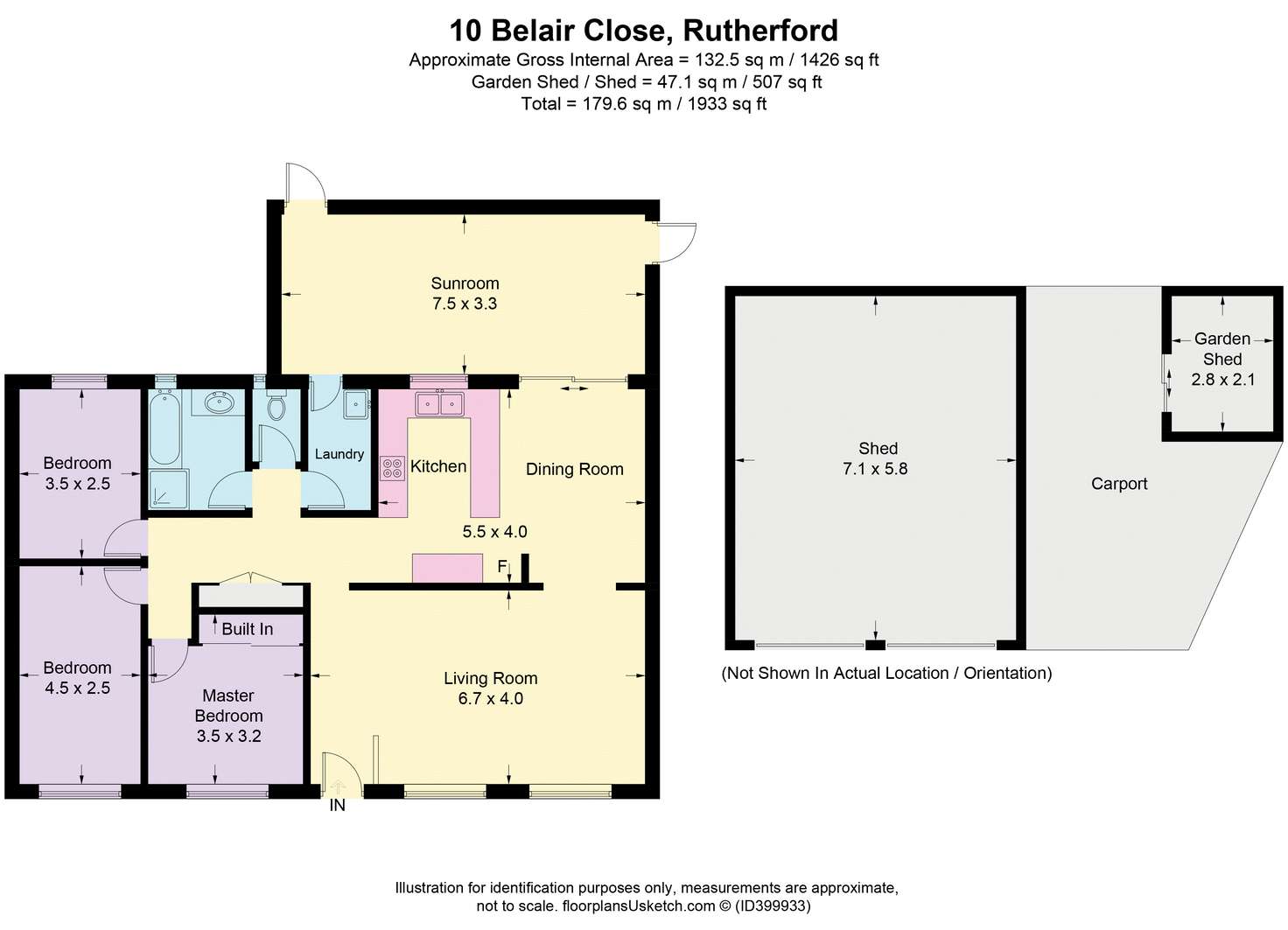 Floorplan of Homely house listing, 10 Belair Close, Rutherford NSW 2320