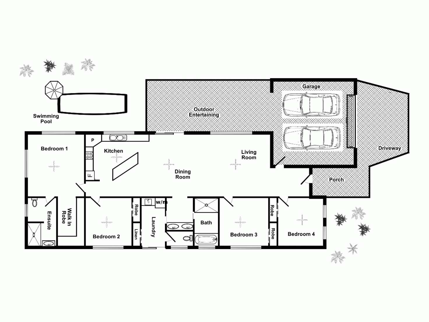 Floorplan of Homely house listing, 16 Crowson Close, Durack NT 830
