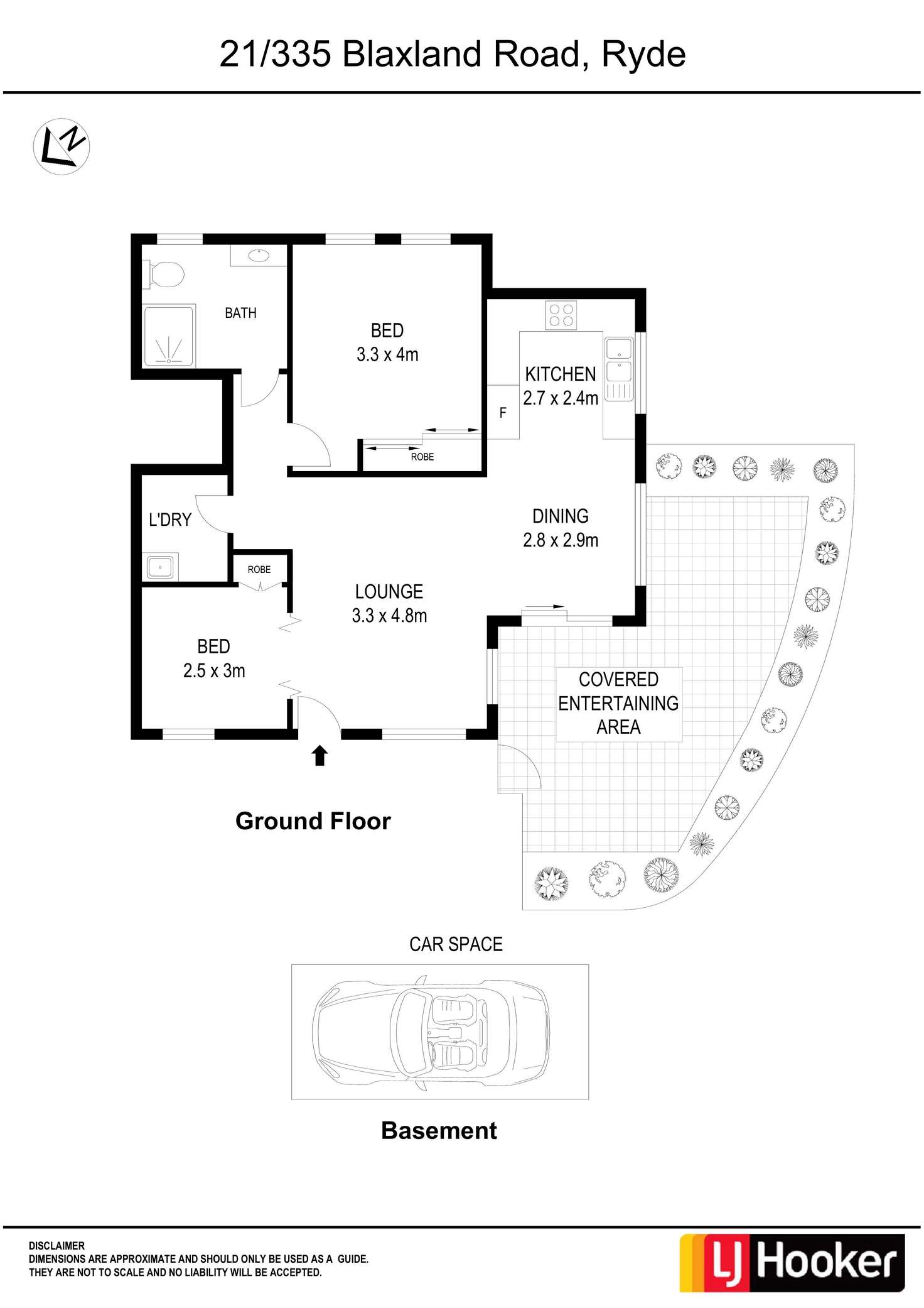 Floorplan of Homely apartment listing, 21/335-337 Blaxland Road, Ryde NSW 2112