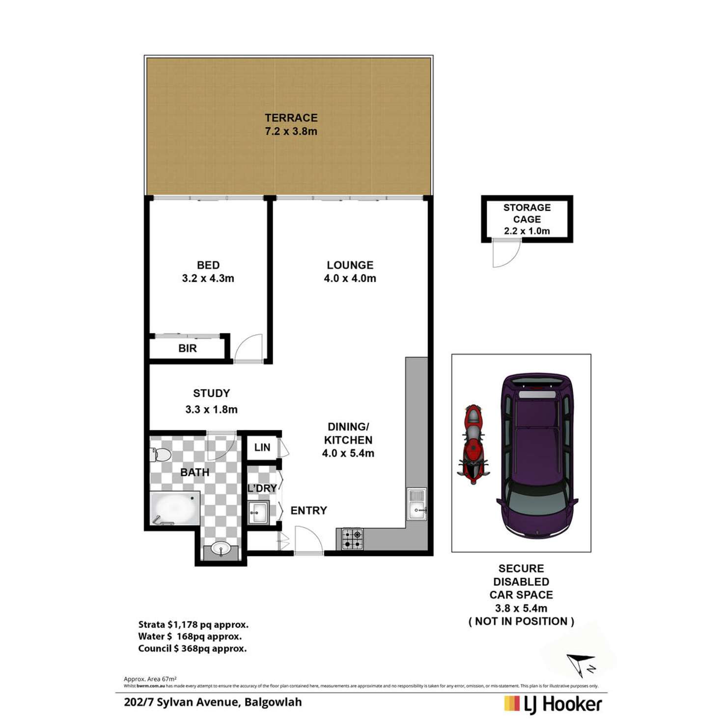 Floorplan of Homely apartment listing, 202/7 Sylvan Avenue, Balgowlah NSW 2093