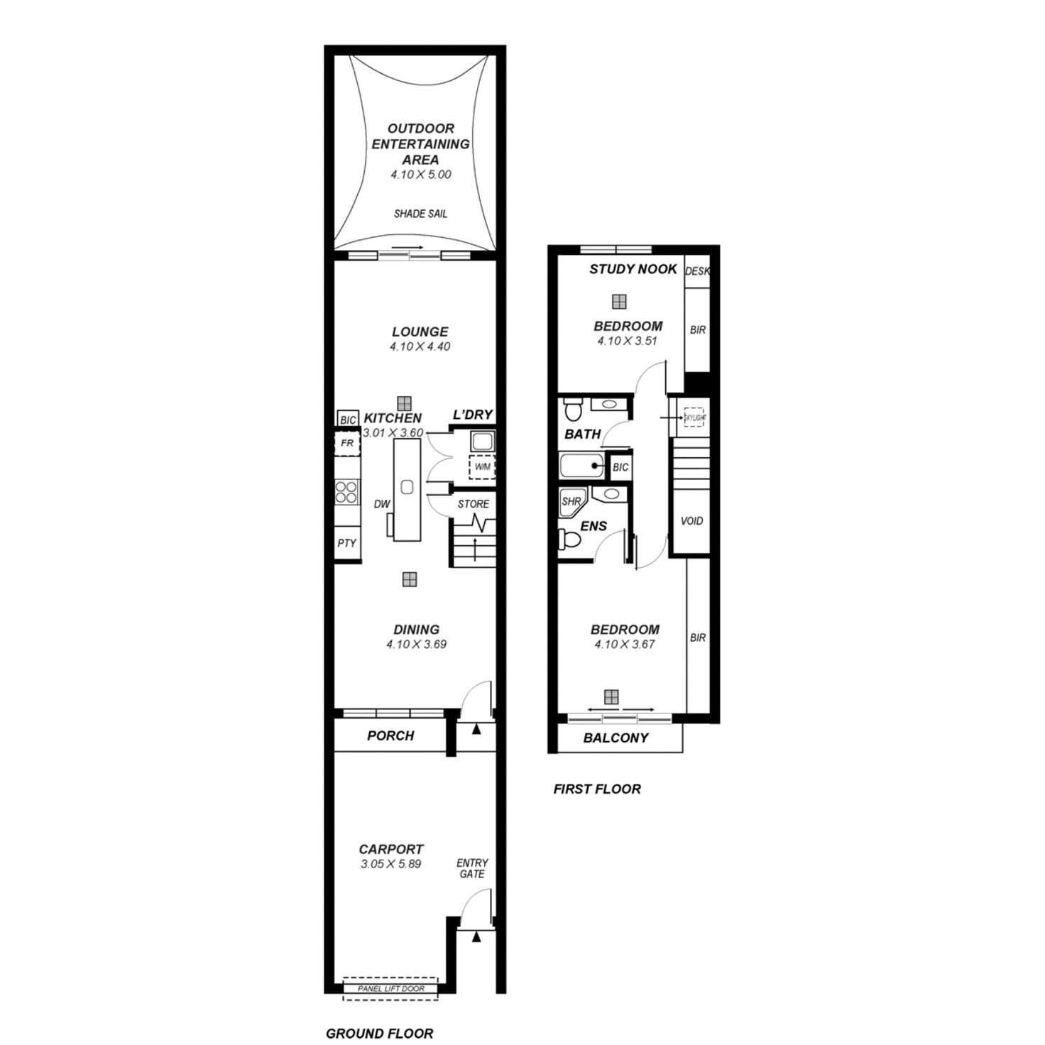 Floorplan of Homely townhouse listing, 16 Pope Street, Adelaide SA 5000