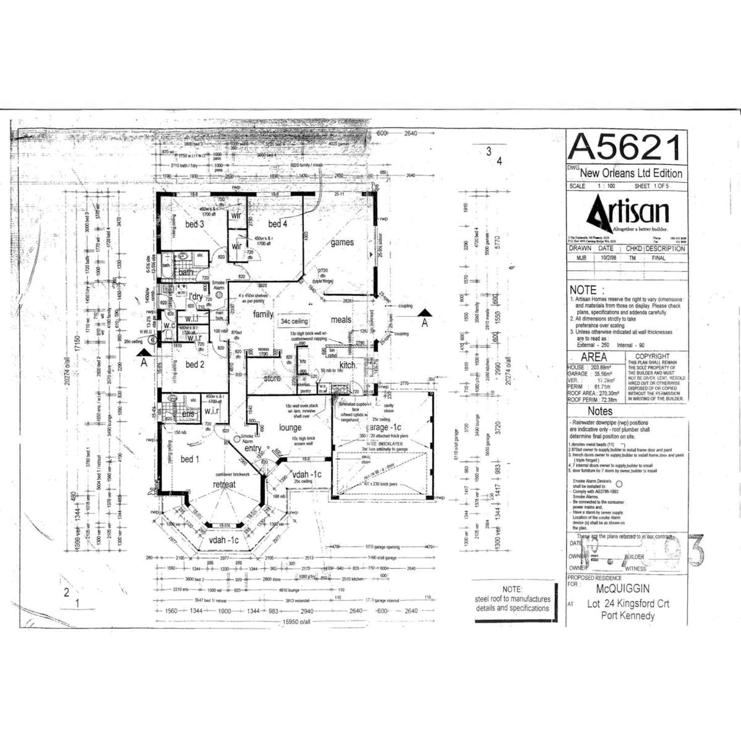 Floorplan of Homely house listing, 17 Kingsford Court, Port Kennedy WA 6172