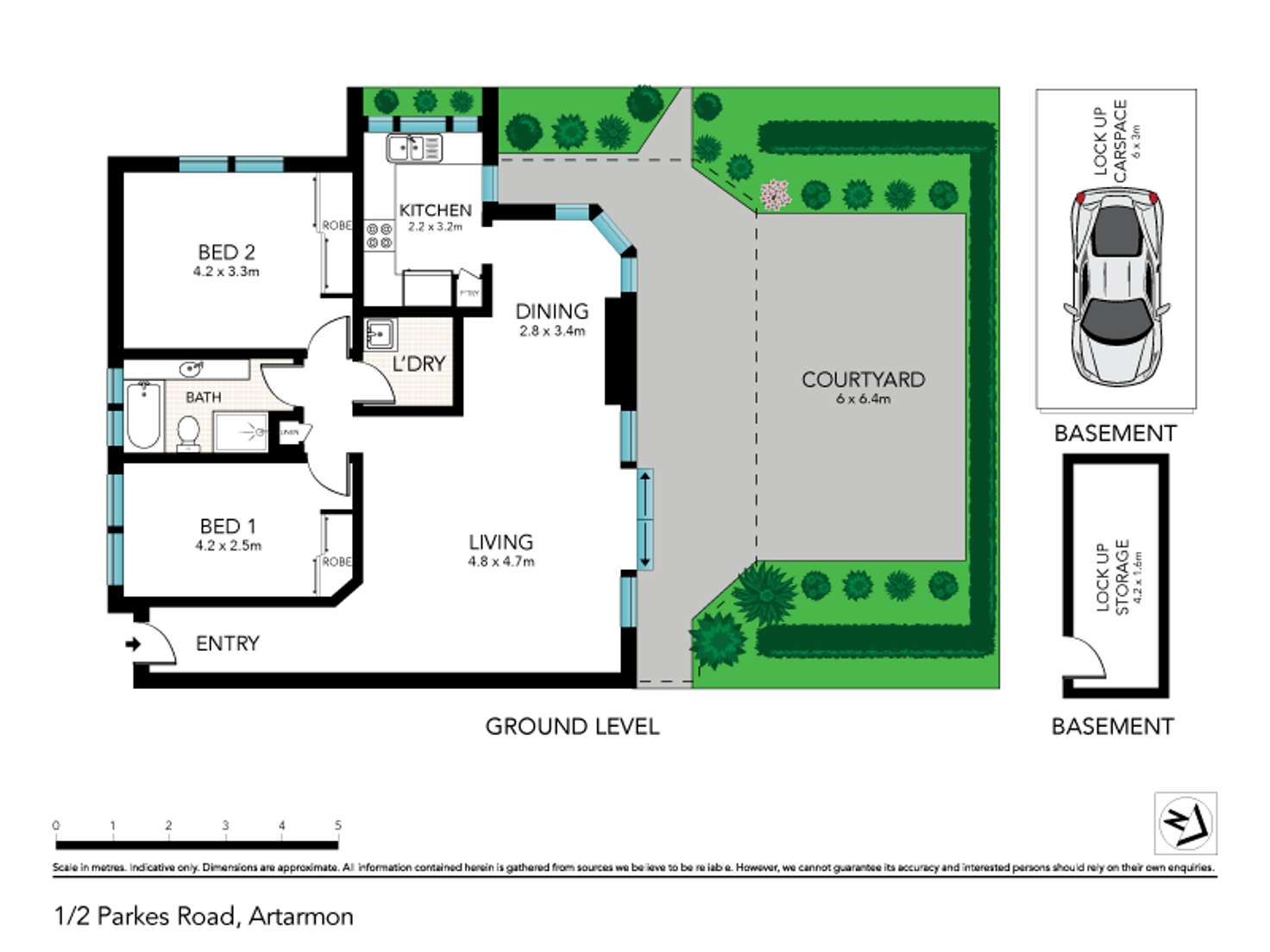 Floorplan of Homely apartment listing, 1/2 Parkes Road, Artarmon NSW 2064