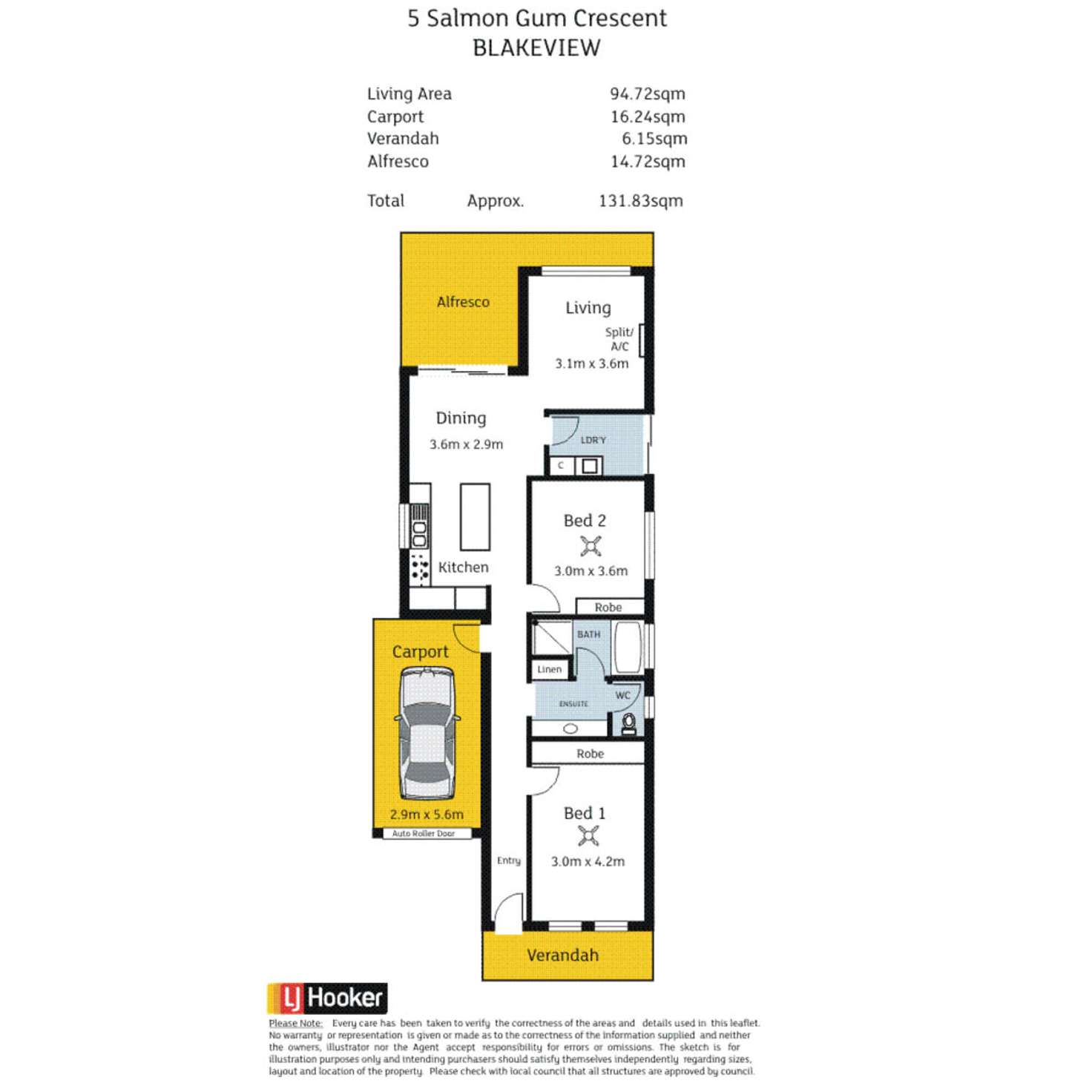 Floorplan of Homely house listing, 5 Salmon Gum Crescent, Blakeview SA 5114