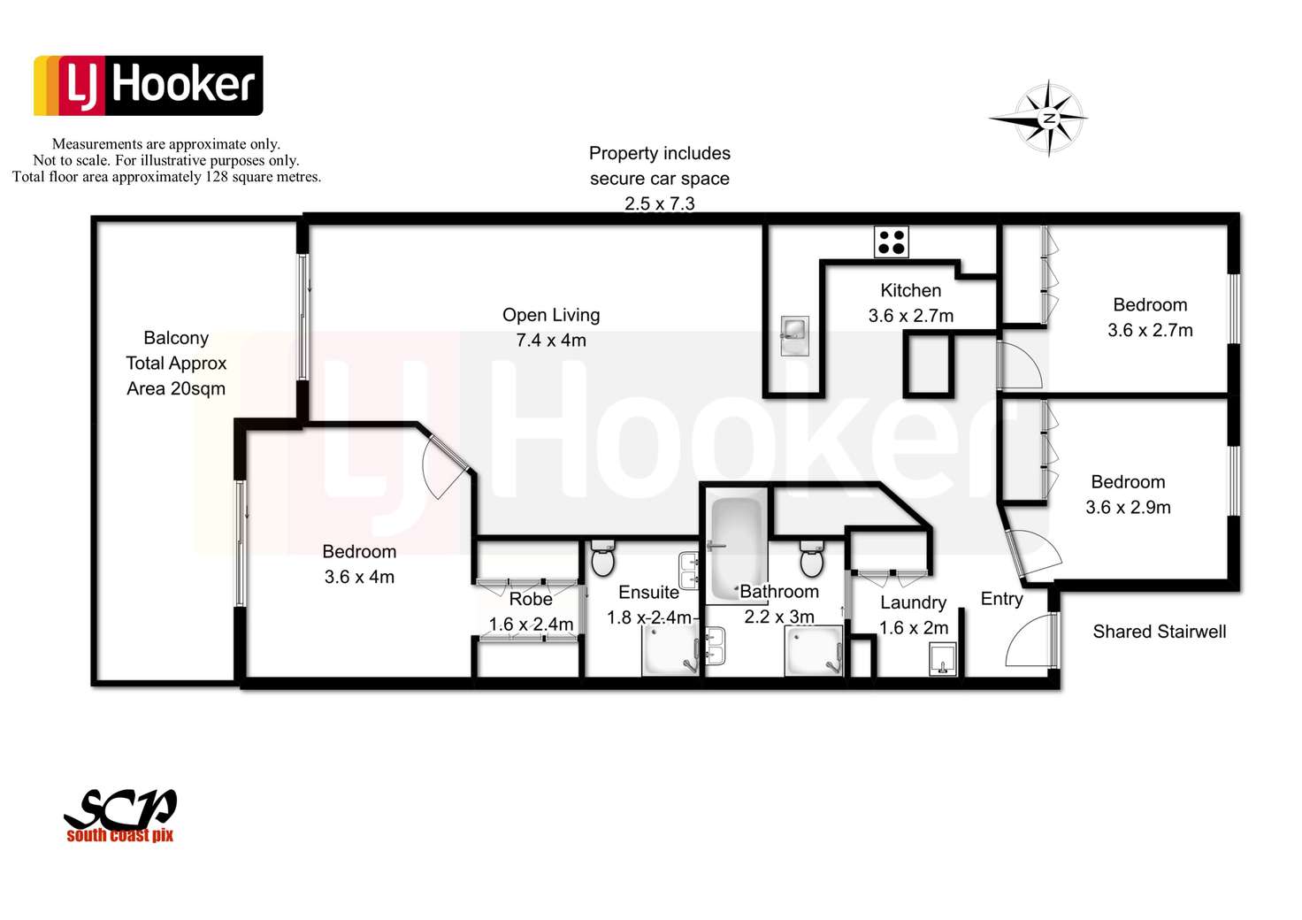 Floorplan of Homely house listing, 4/30 Pacific Street, Batemans Bay NSW 2536
