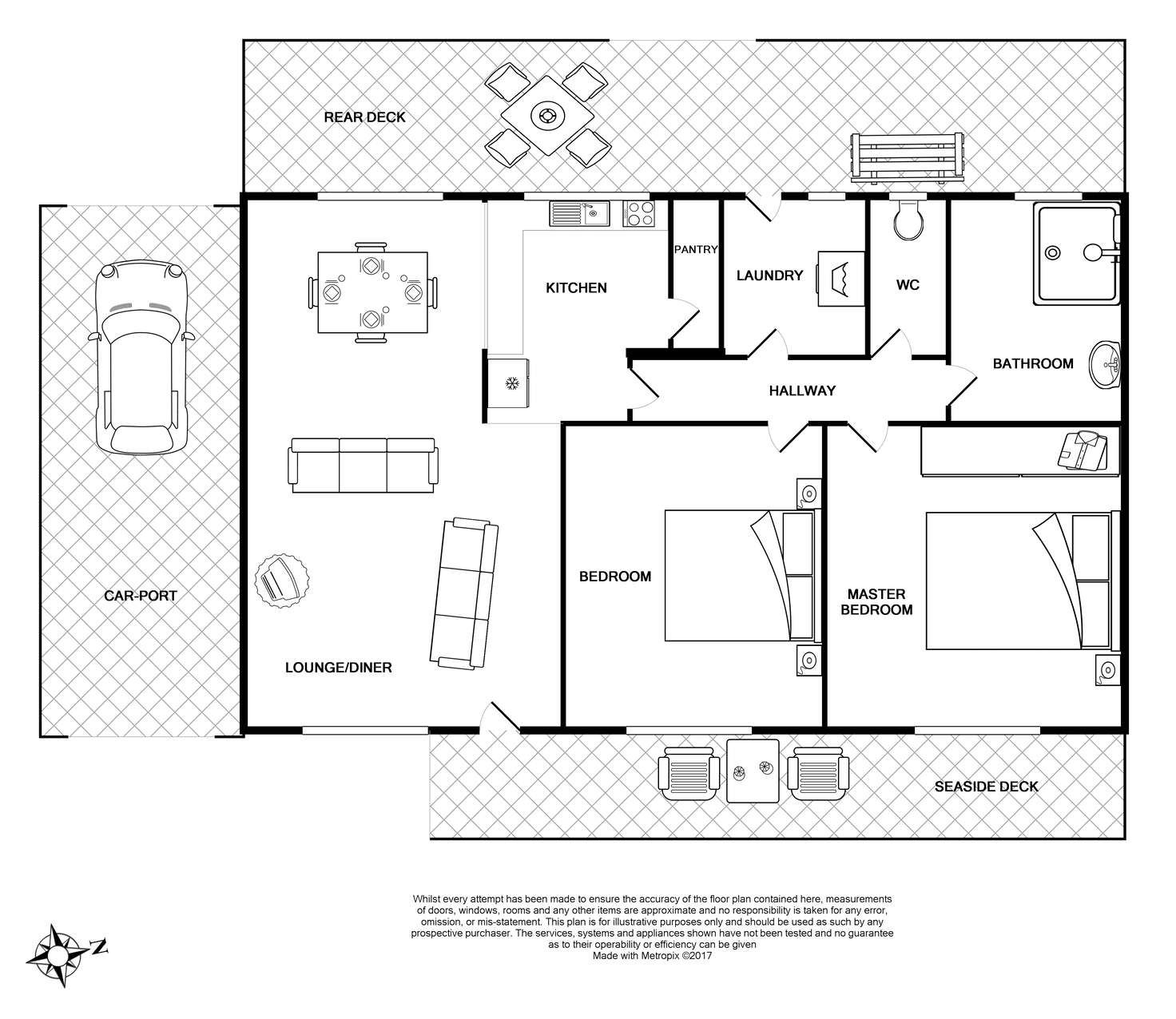 Floorplan of Homely house listing, 47 Hosking Road, Tiddy Widdy Beach SA 5571