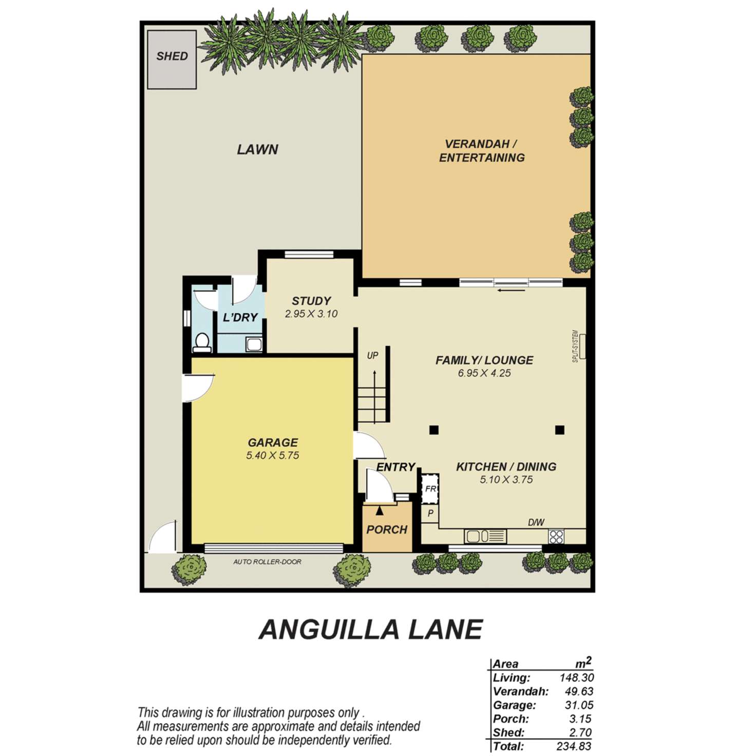 Floorplan of Homely house listing, 3 Anguilla Lane, Mawson Lakes SA 5095