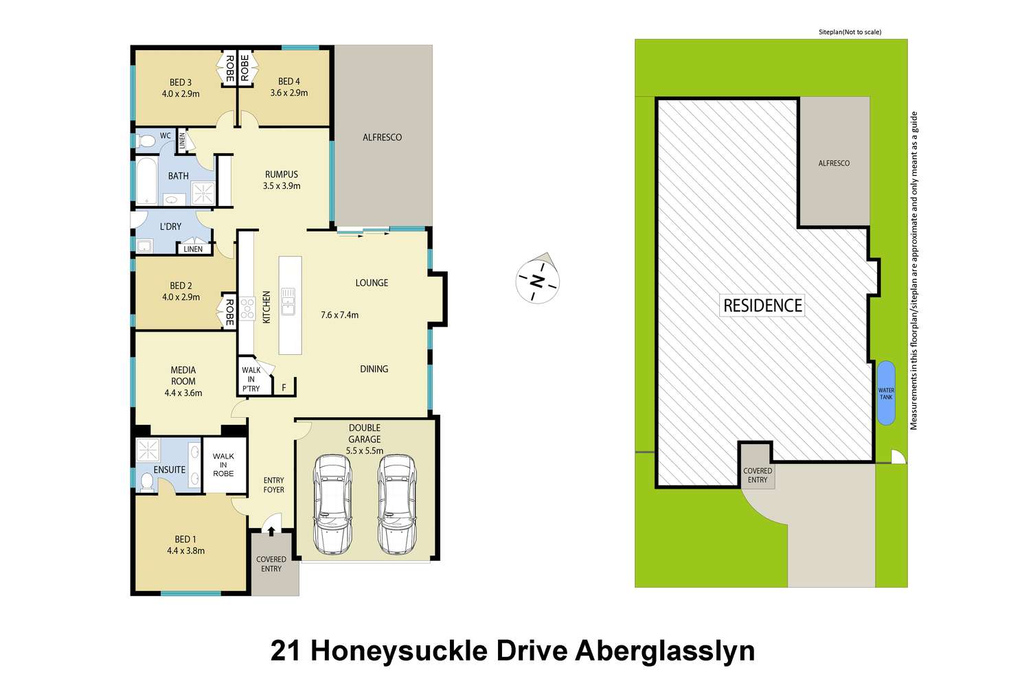 Floorplan of Homely house listing, 21 Honeysuckle Drive, Aberglasslyn NSW 2320