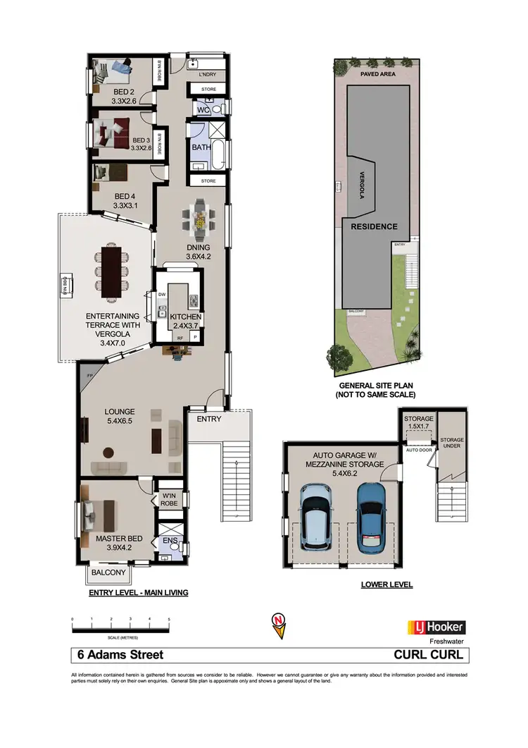 Floorplan of Homely house listing, 6 Adams Street, Curl Curl NSW 2096