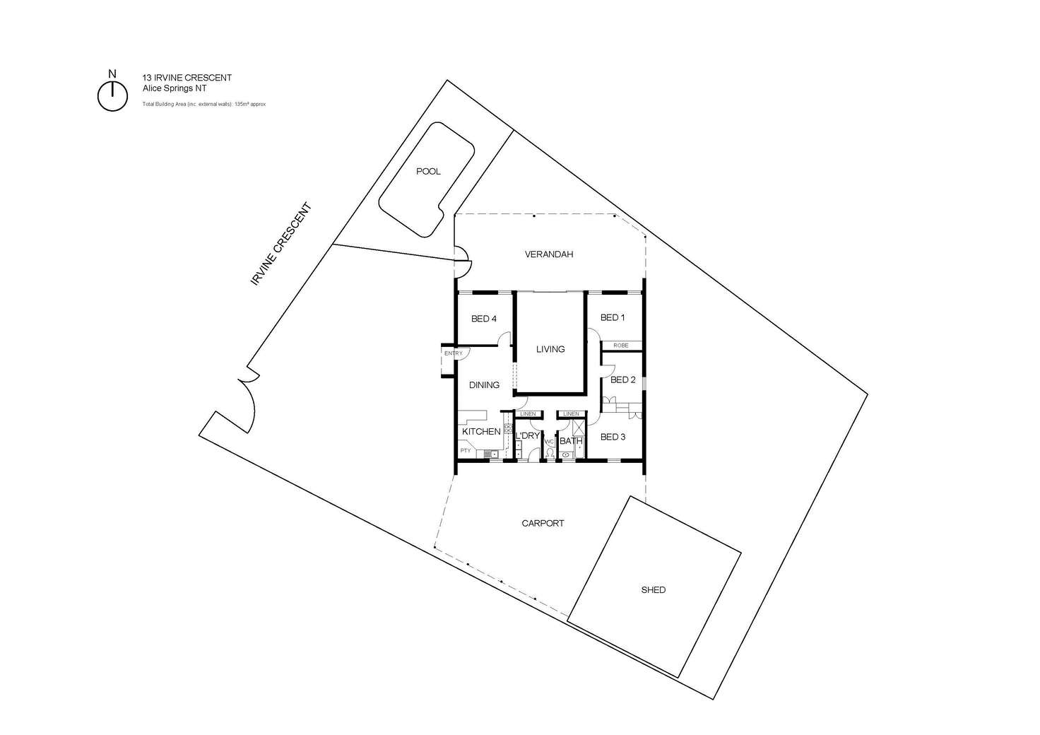 Floorplan of Homely house listing, 12 Irvine Crescent, Araluen NT 870
