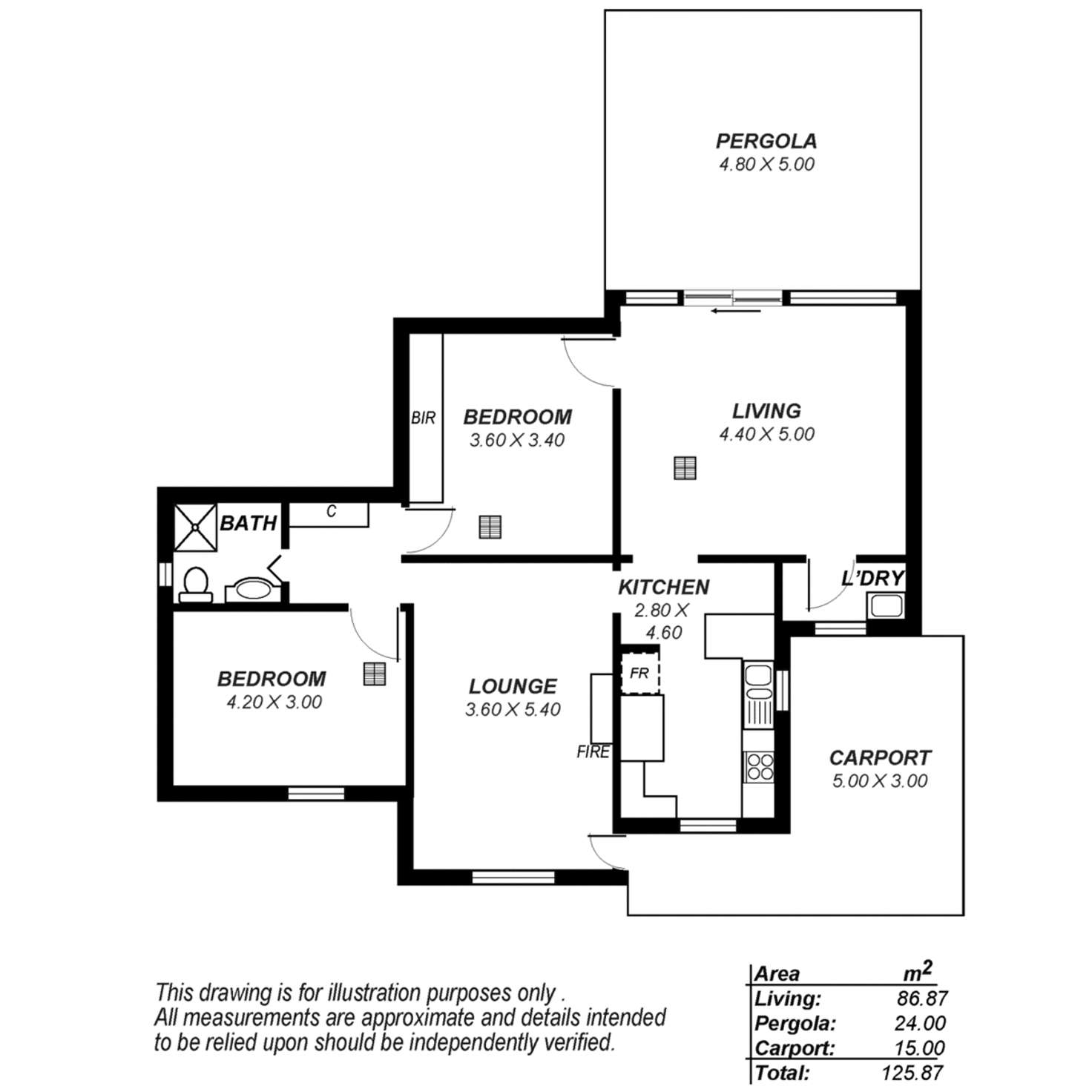 Floorplan of Homely house listing, 11A Eglington Avenue, Black Forest SA 5035