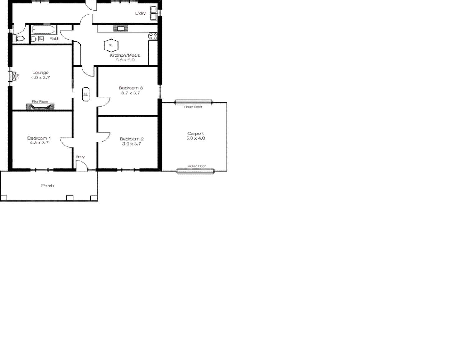 Floorplan of Homely house listing, 5 Parker Street, Alberton SA 5014