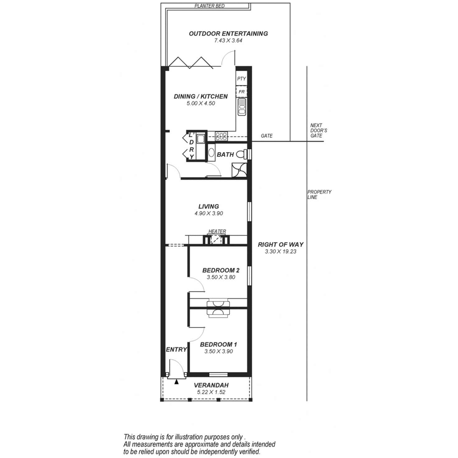 Floorplan of Homely house listing, 34 Glyde Street, Beulah Park SA 5067