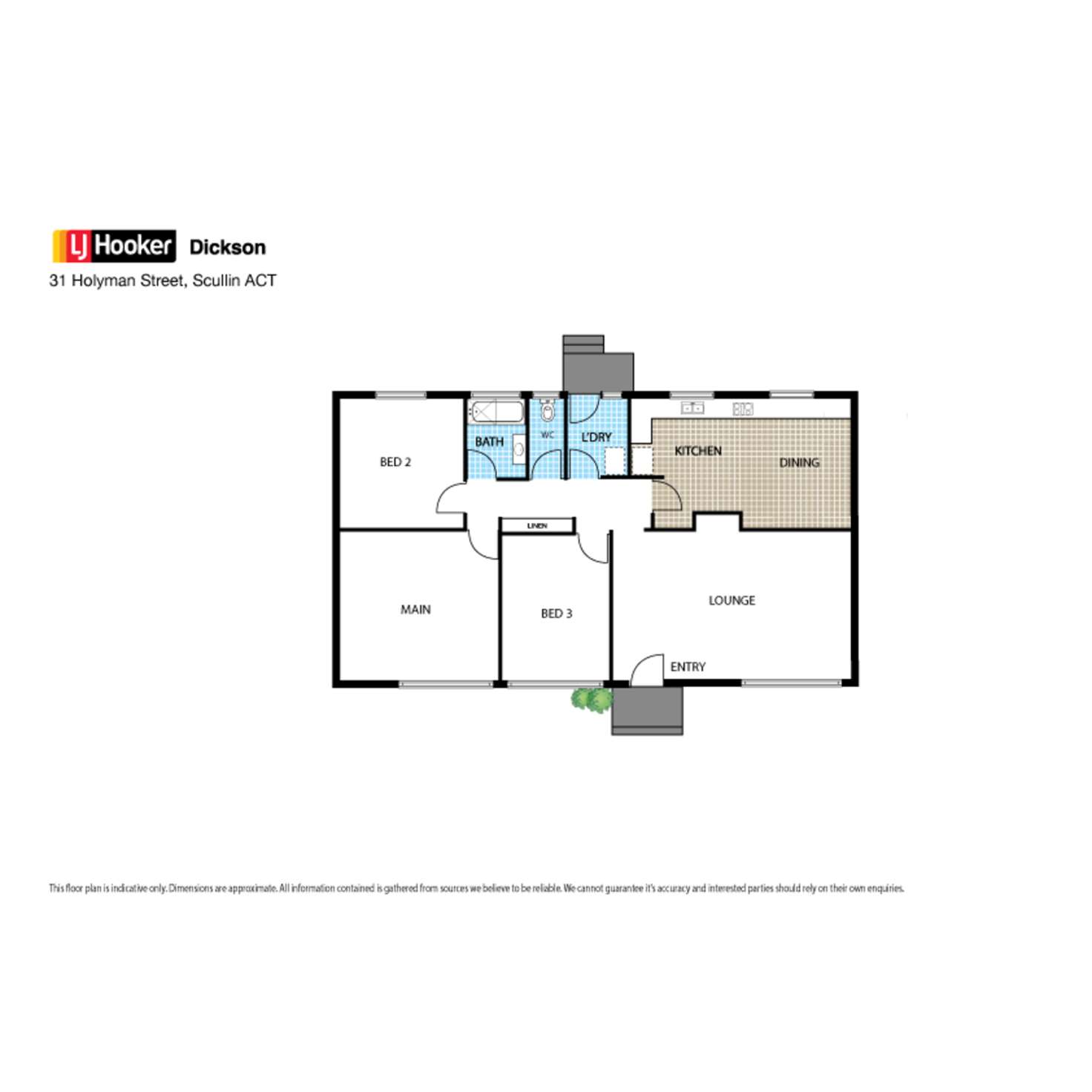 Floorplan of Homely house listing, 31 Holyman Street, Scullin ACT 2614