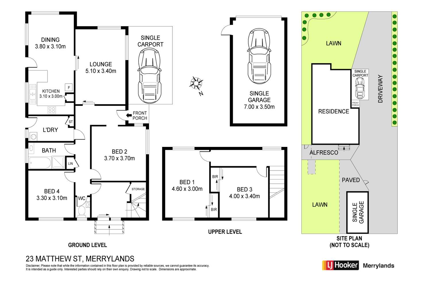 Floorplan of Homely house listing, 23 Matthew Street, Merrylands NSW 2160