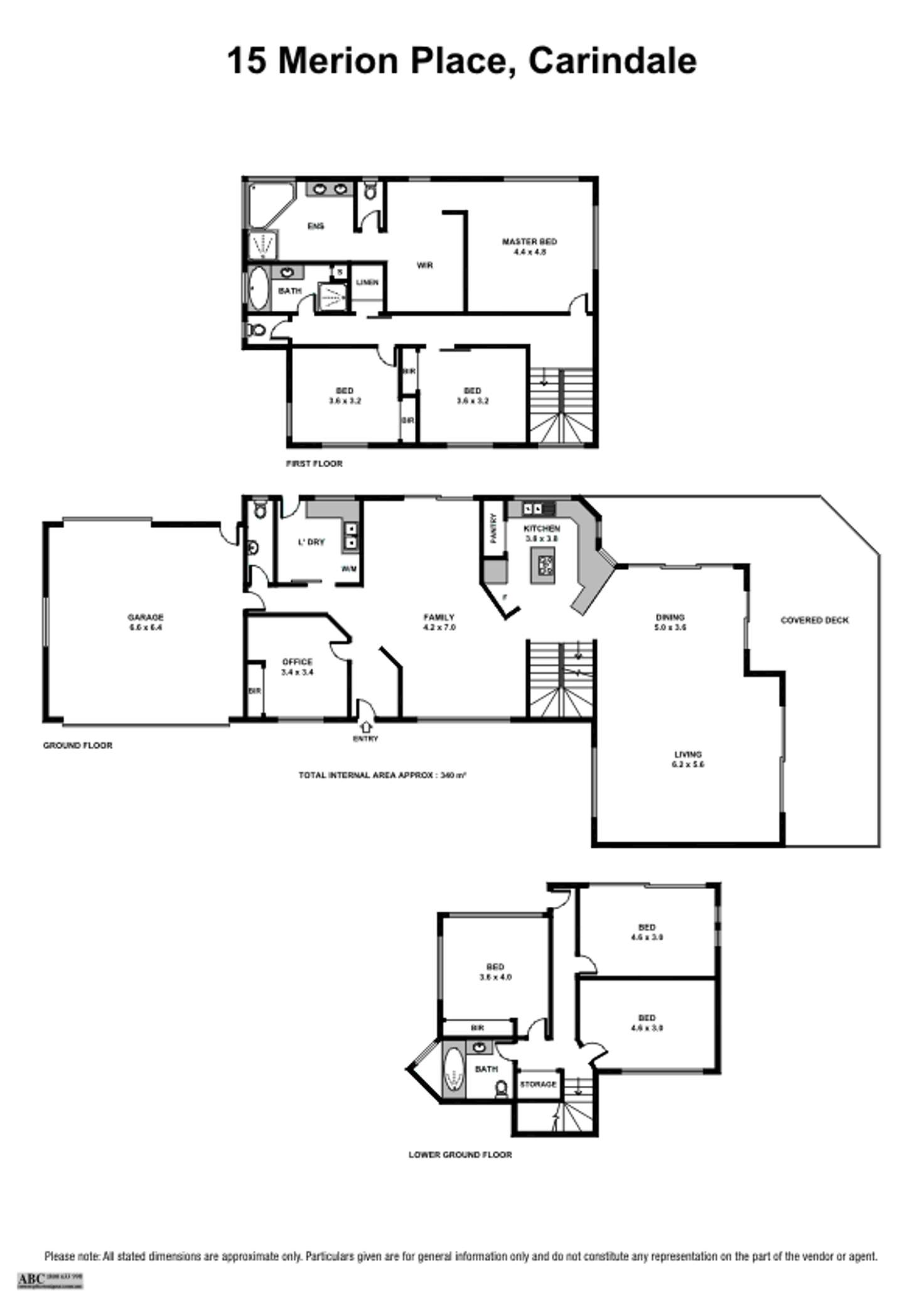 Floorplan of Homely house listing, 15 Merion Place, Carindale QLD 4152