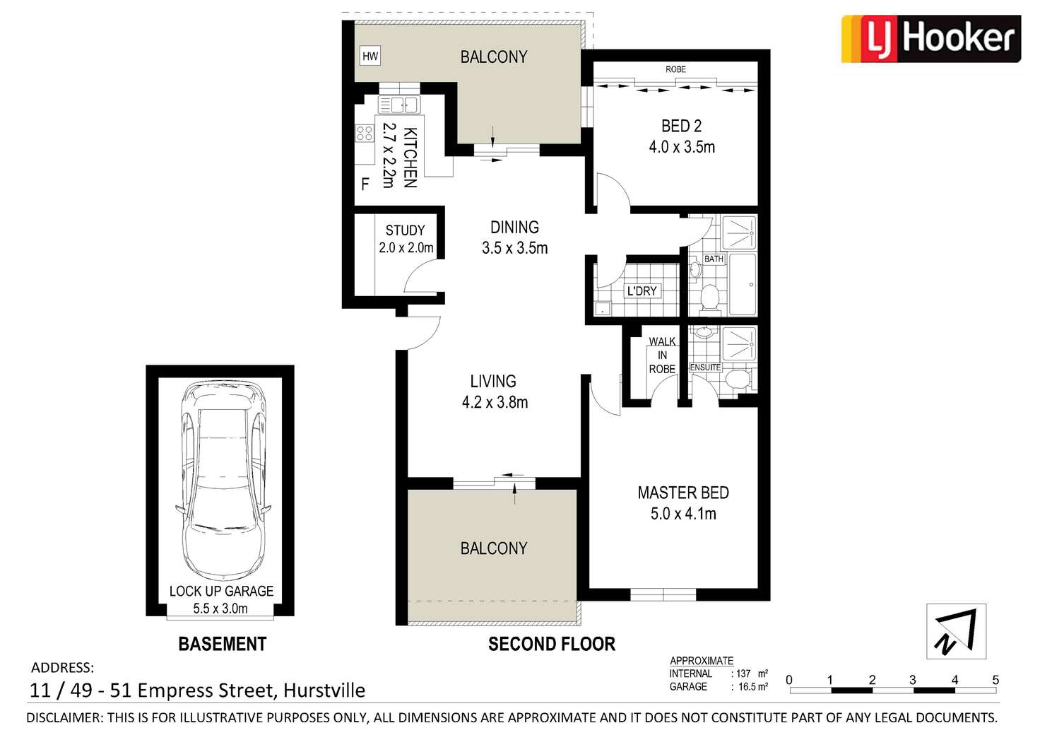 Floorplan of Homely unit listing, Unit 11/49-51 Empress Street, Hurstville NSW 2220