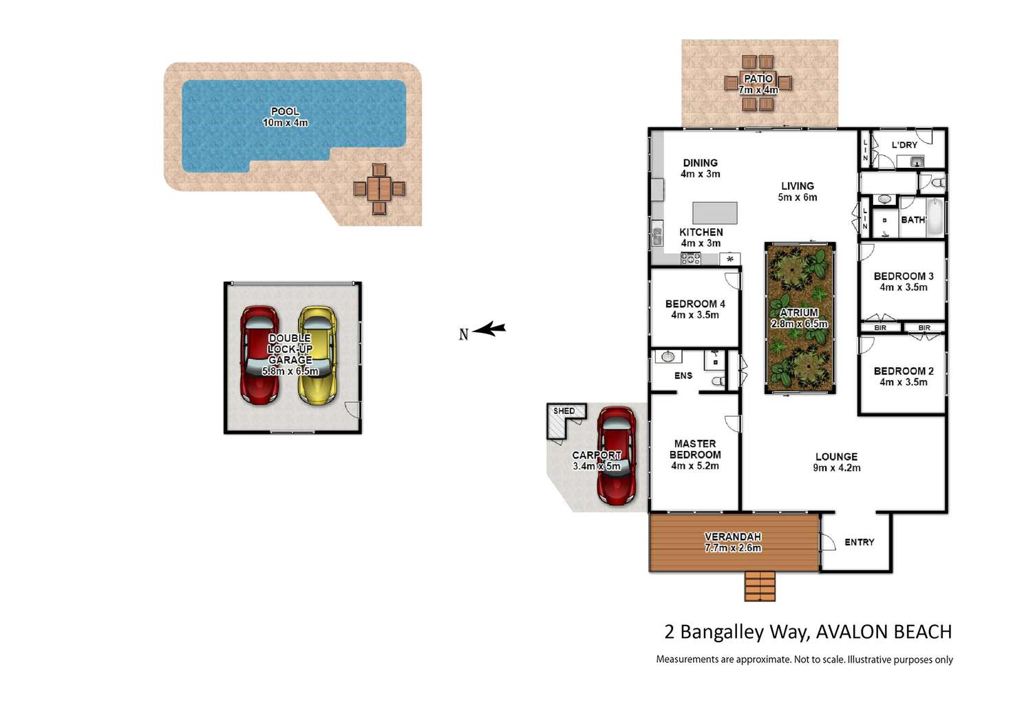 Floorplan of Homely house listing, 2 Bangalley Way, Avalon Beach NSW 2107