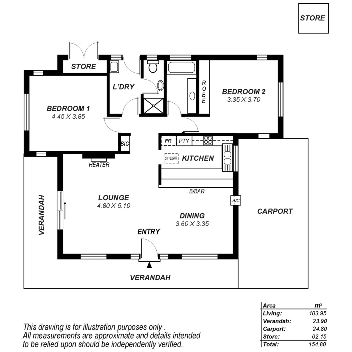 Floorplan of Homely house listing, 4a Llandower Avenue, Evandale SA 5069