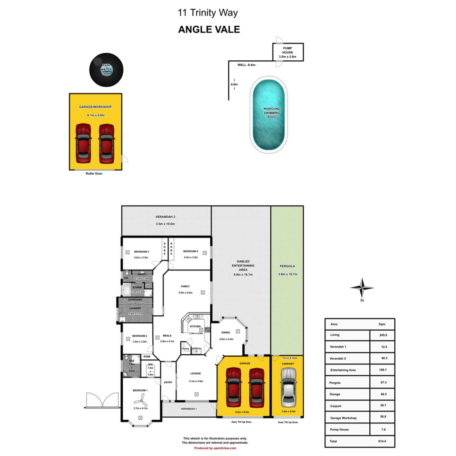 Floorplan of Homely house listing, 11 Trinity Way, Angle Vale SA 5117