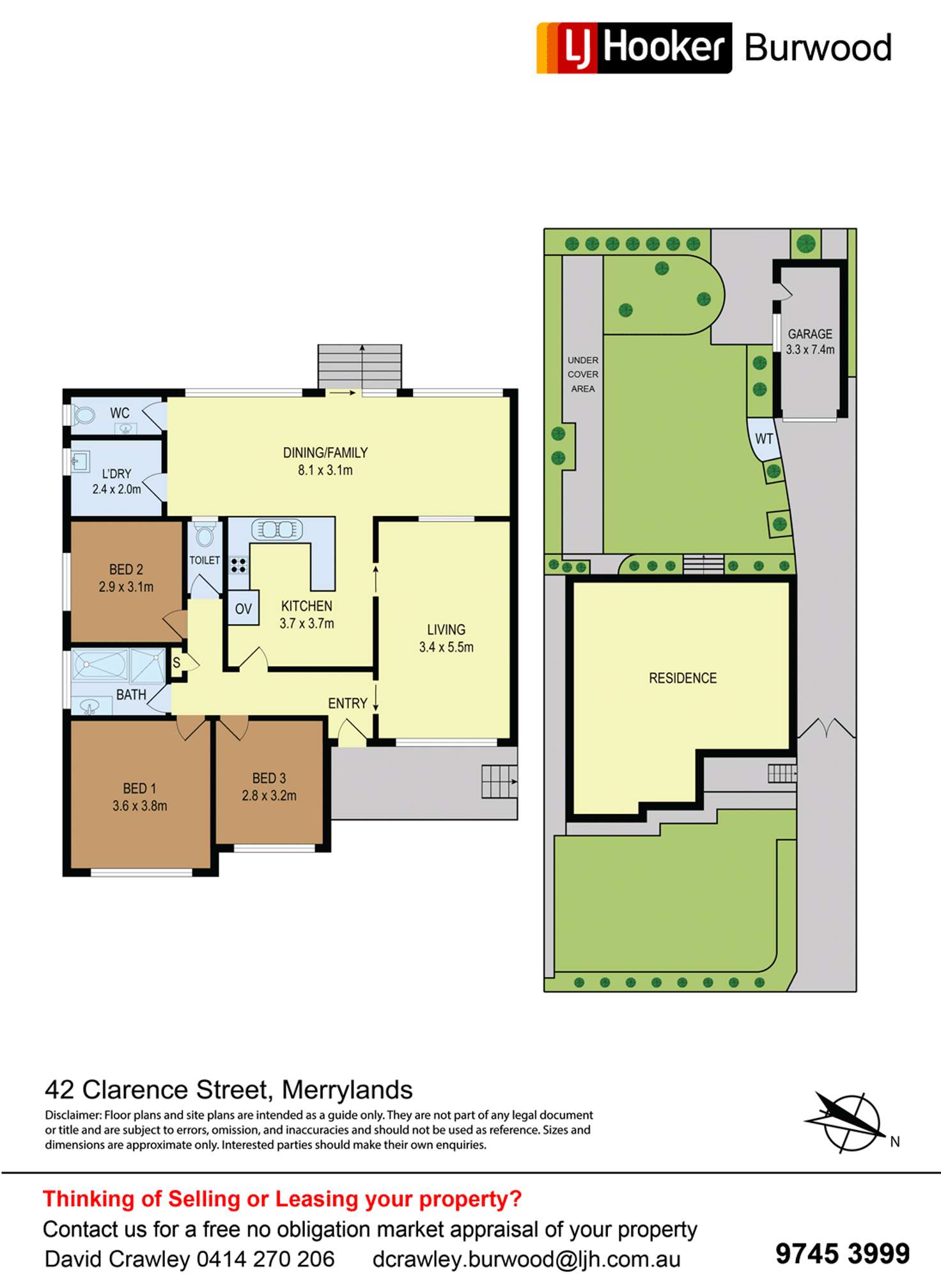 Floorplan of Homely house listing, 42 Clarence Street, Merrylands NSW 2160