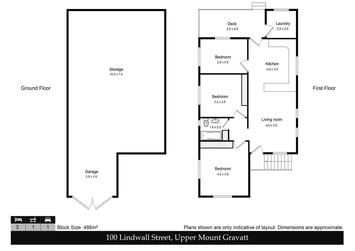 Floorplan of Homely house listing, 100 Lindwall Street, Upper Mount Gravatt QLD 4122