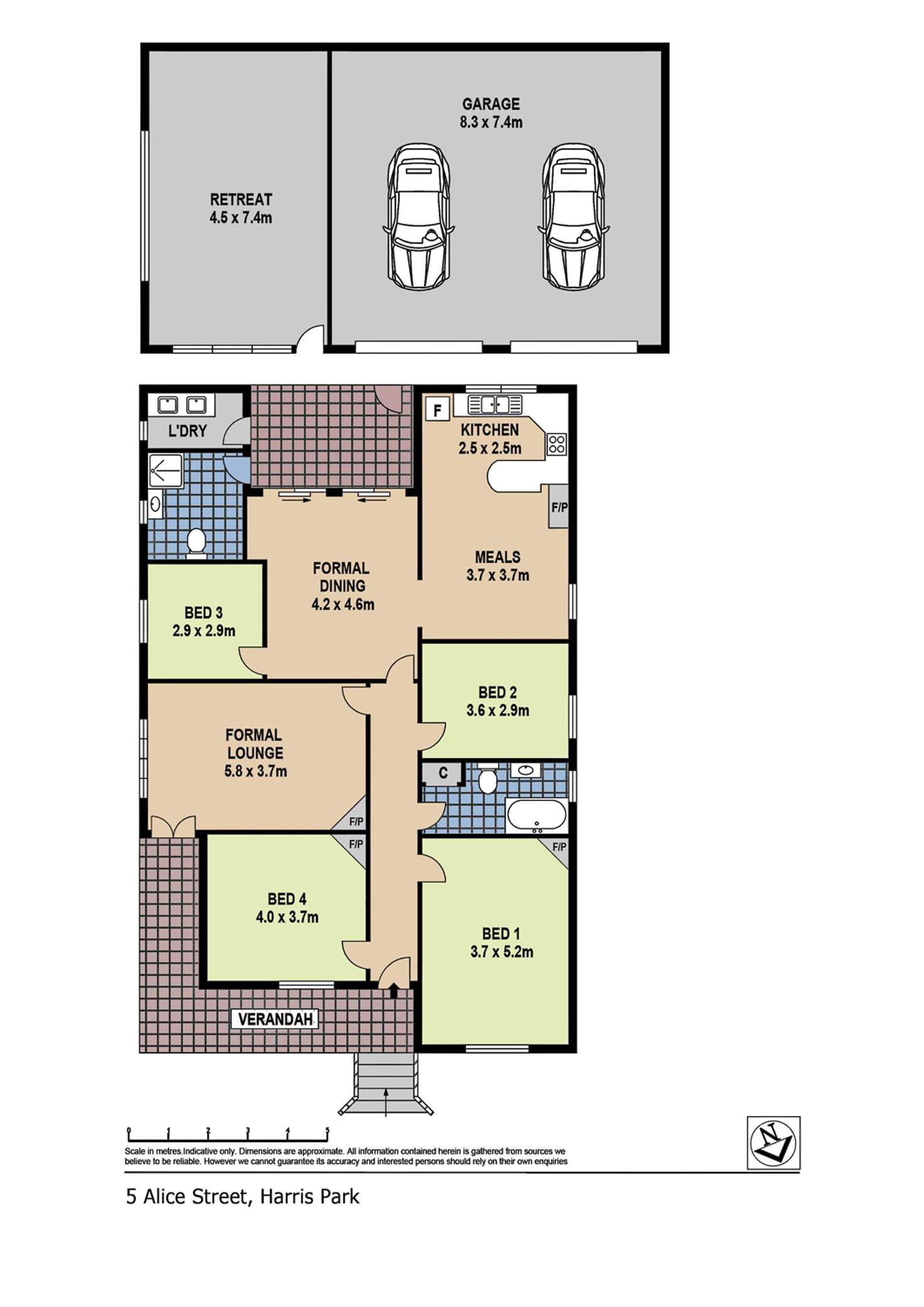 Floorplan of Homely house listing, 5 Alice Street, Harris Park NSW 2150