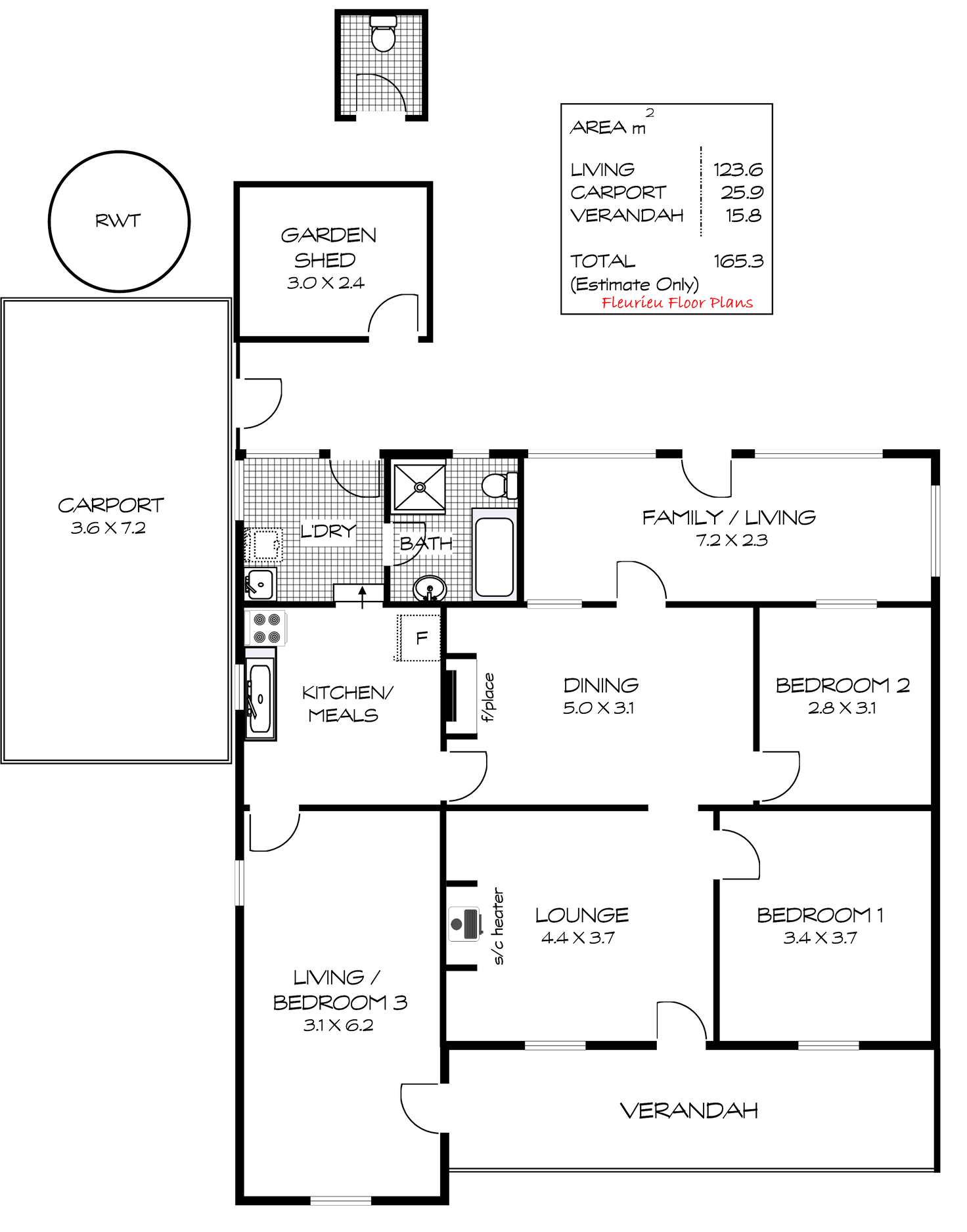 Floorplan of Homely house listing, 1-3 Blackfriars Road, Port Elliot SA 5212