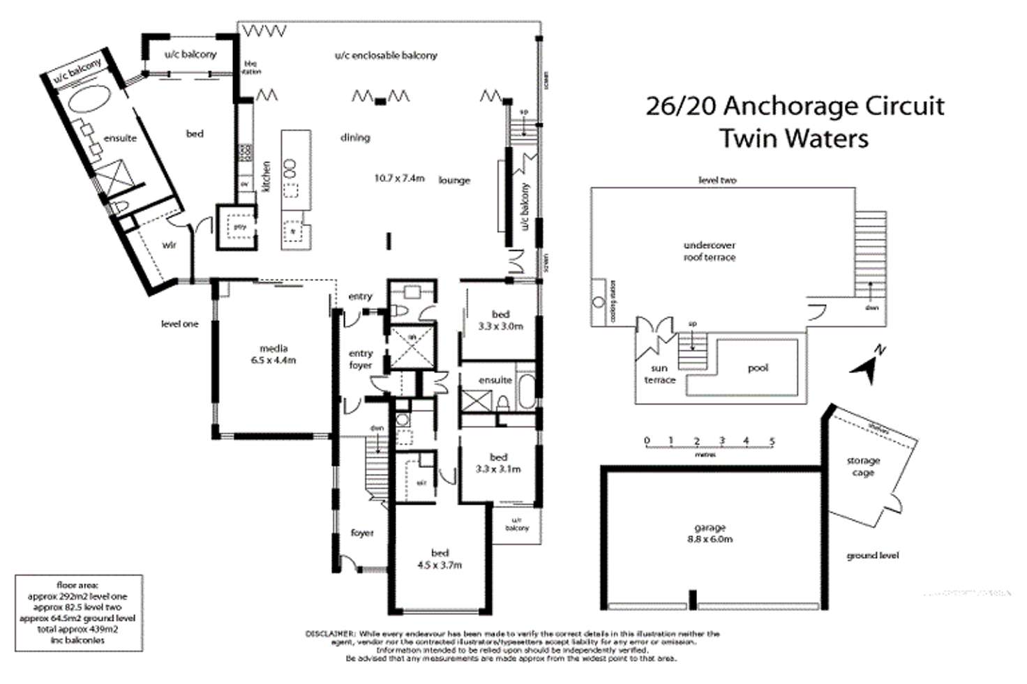 Floorplan of Homely apartment listing, 26/20 Anchorage Circuit, Twin Waters QLD 4564