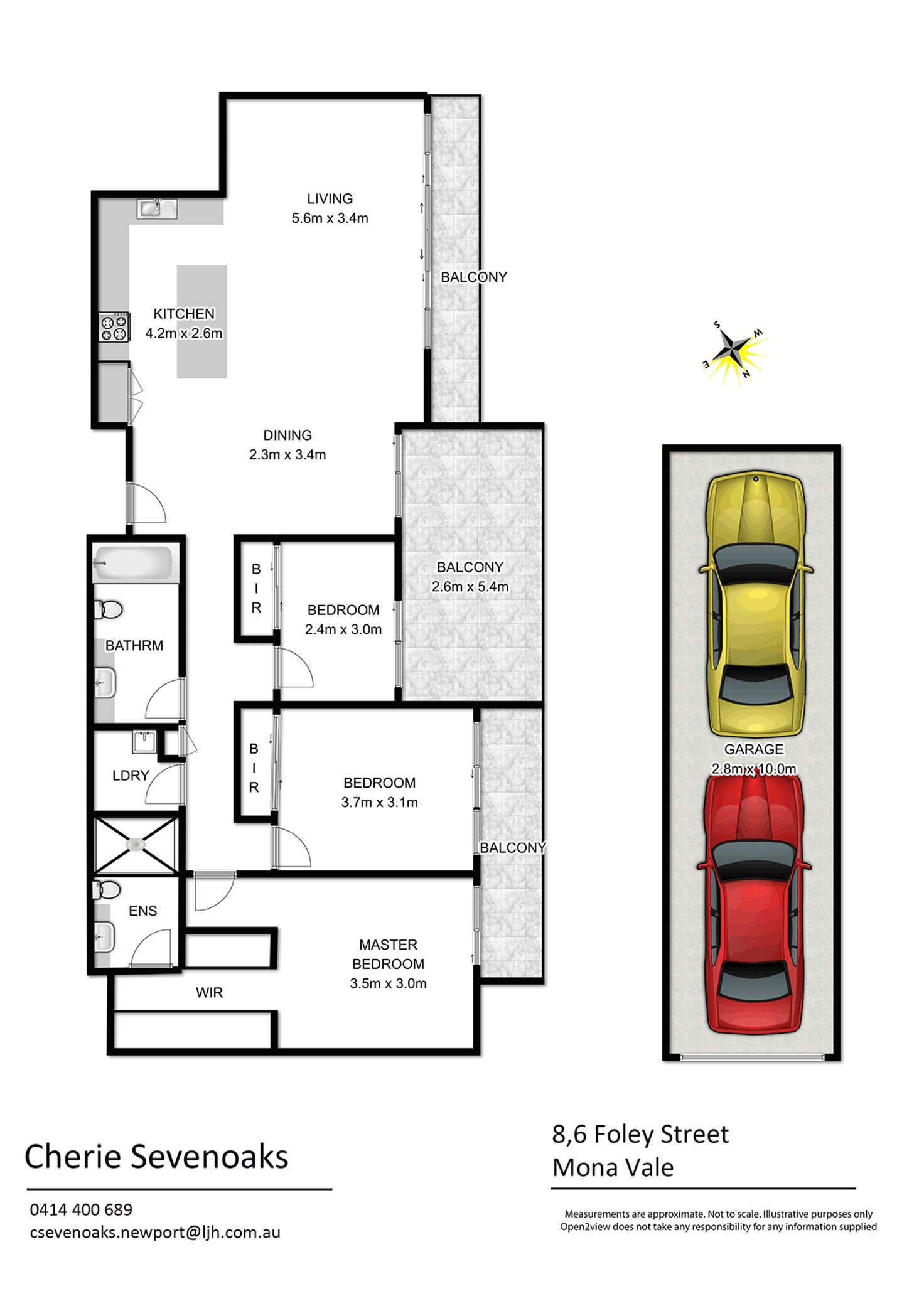 Floorplan of Homely apartment listing, 8/6 Foley Street, Mona Vale NSW 2103